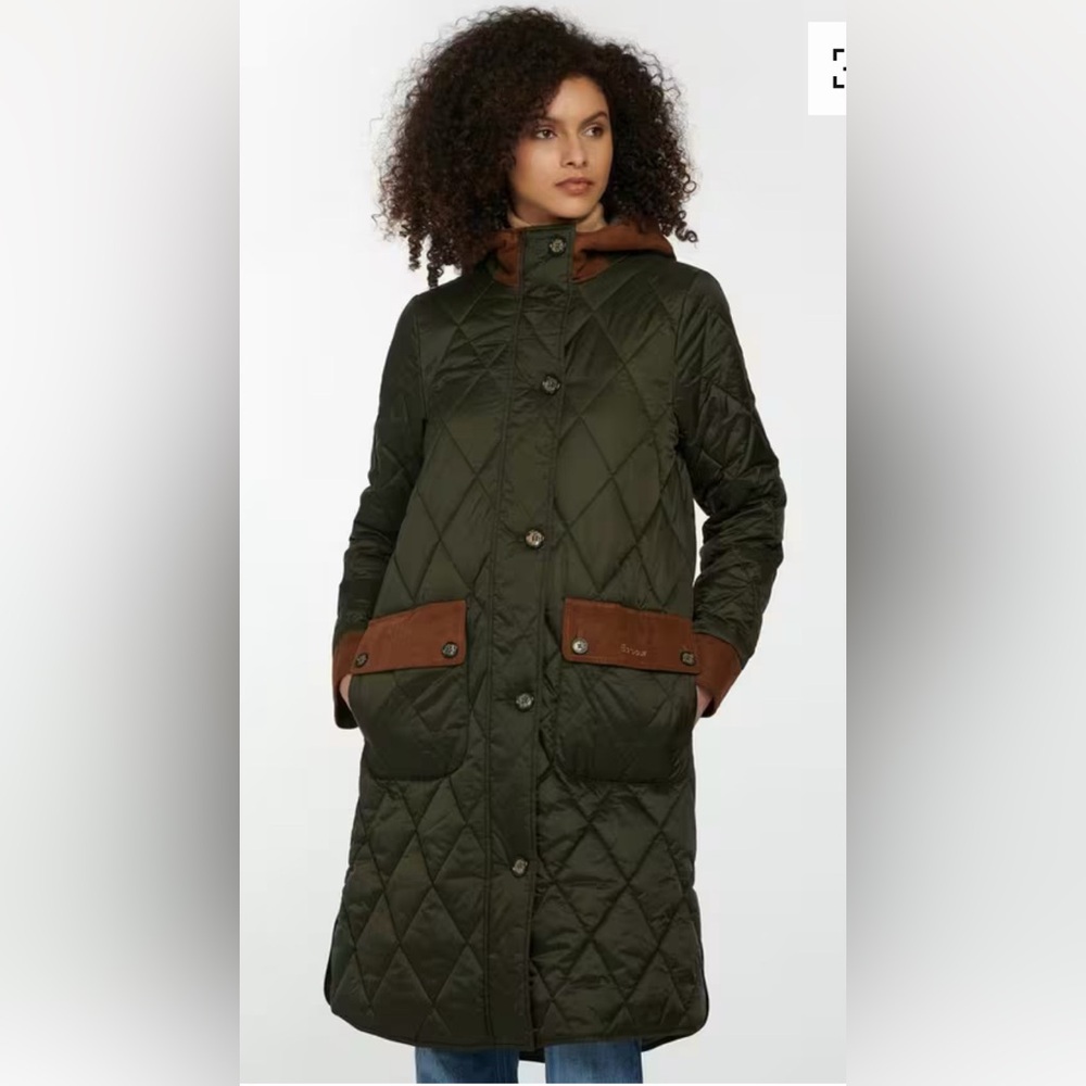 Barbour Mickley Quilted Jacket Green